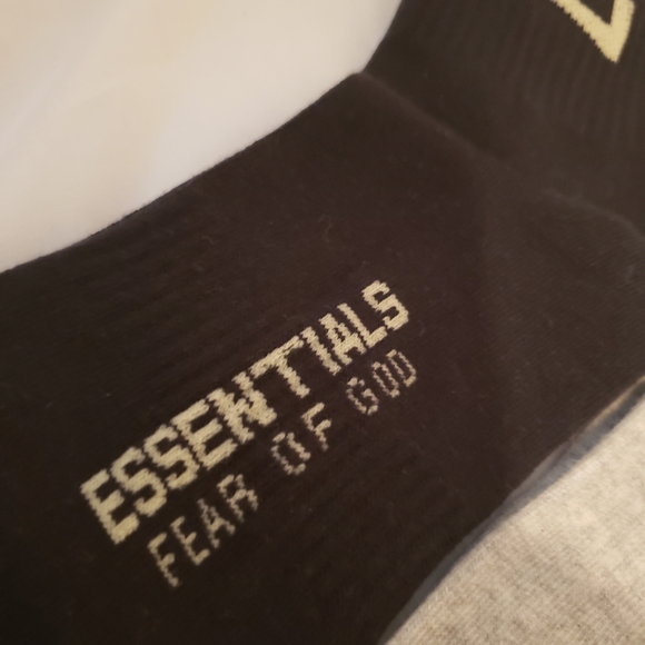 Essentials Casual Socks - Black, Gray, White - Picture 2 of 2